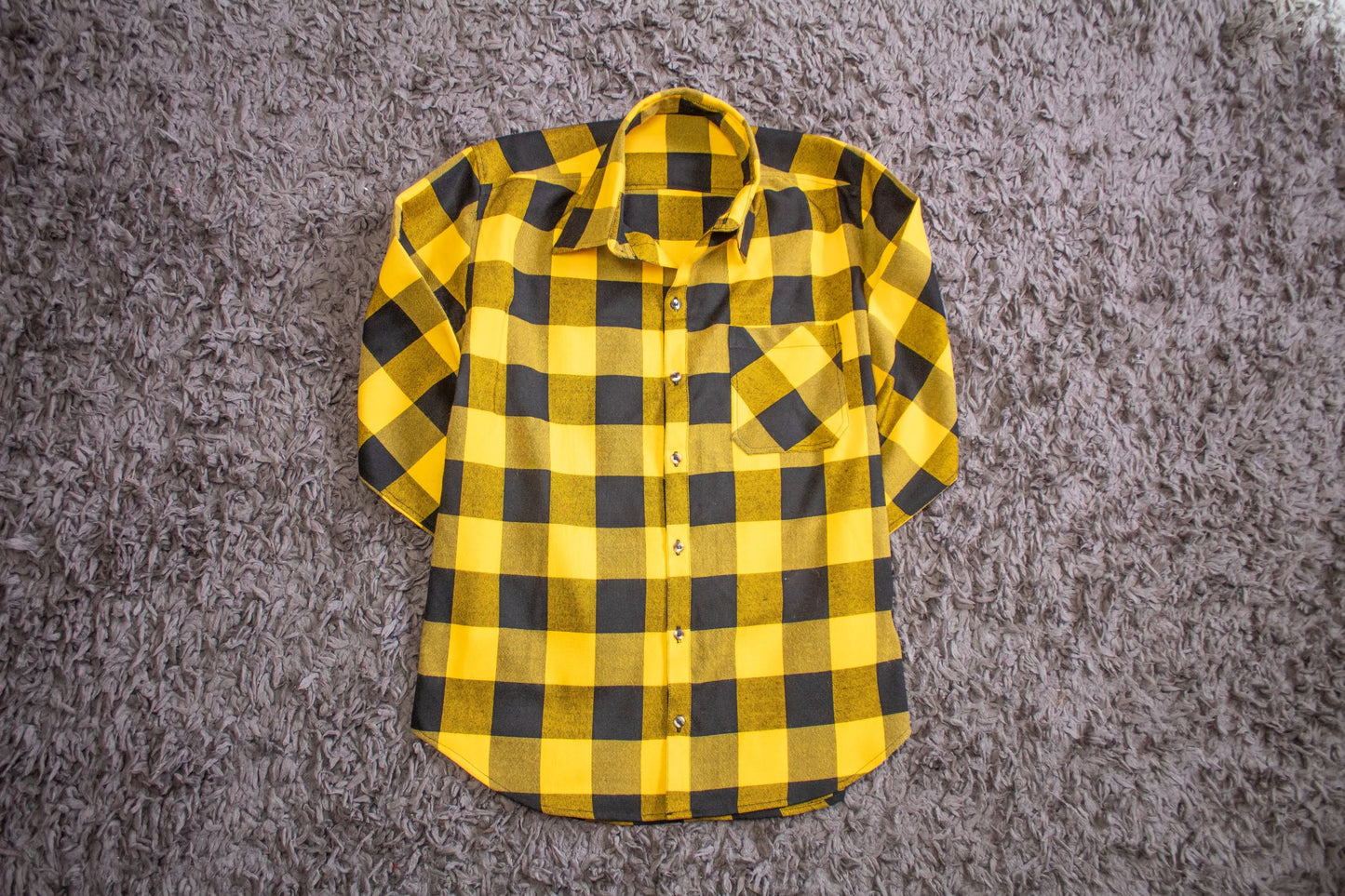 Camisa a Cuadros Acrílico / Poliéster 50% / 50%