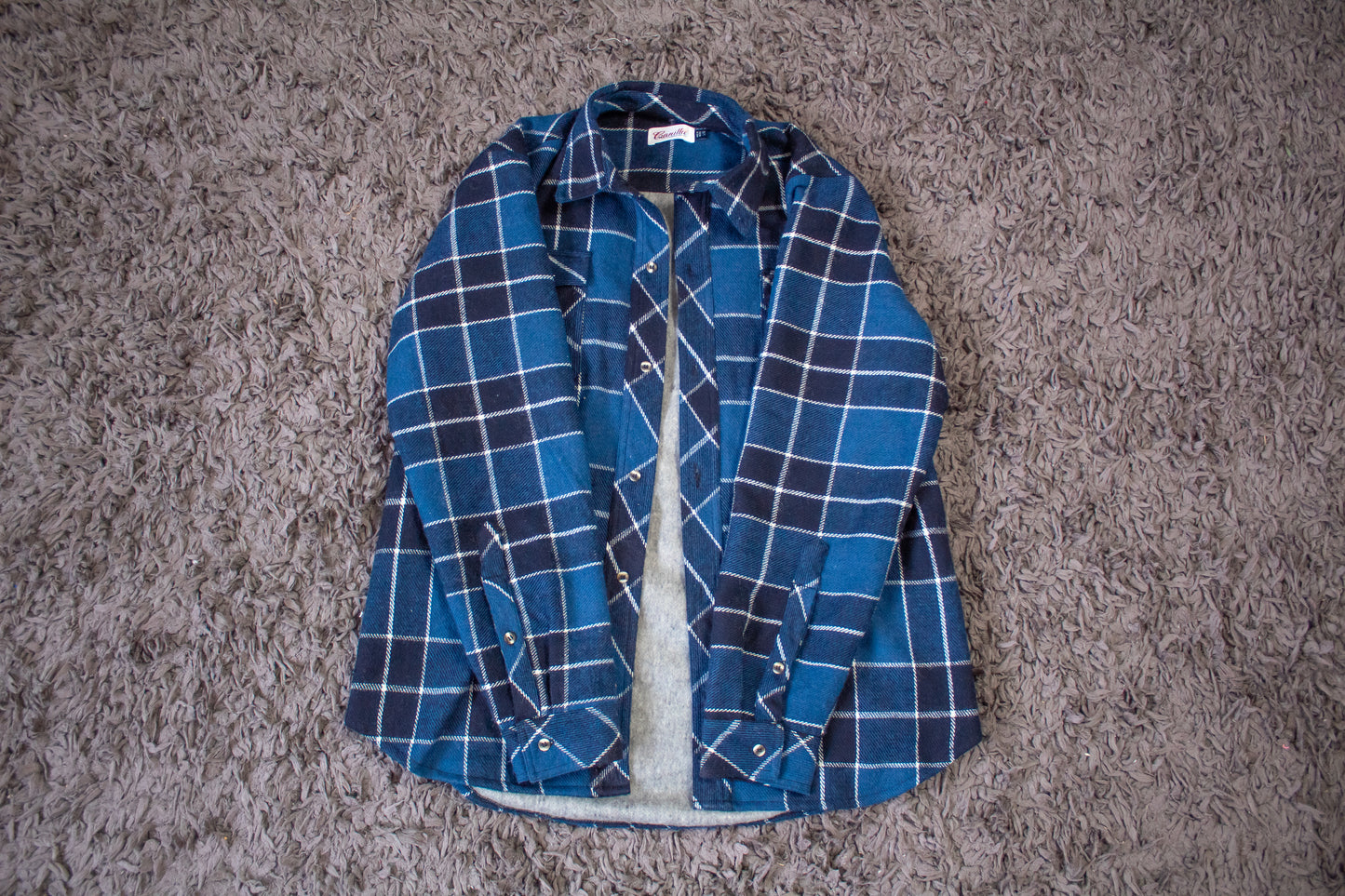 Camisa a Cuadros Acrílico / Poliéster 50% / 50%