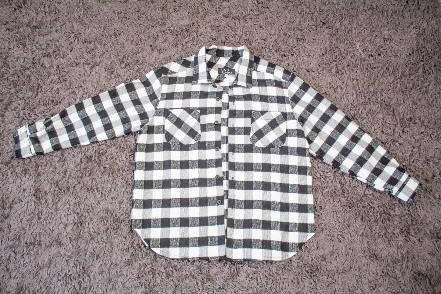 Camisa a Cuadros Acrílico / Poliéster 50% / 50%