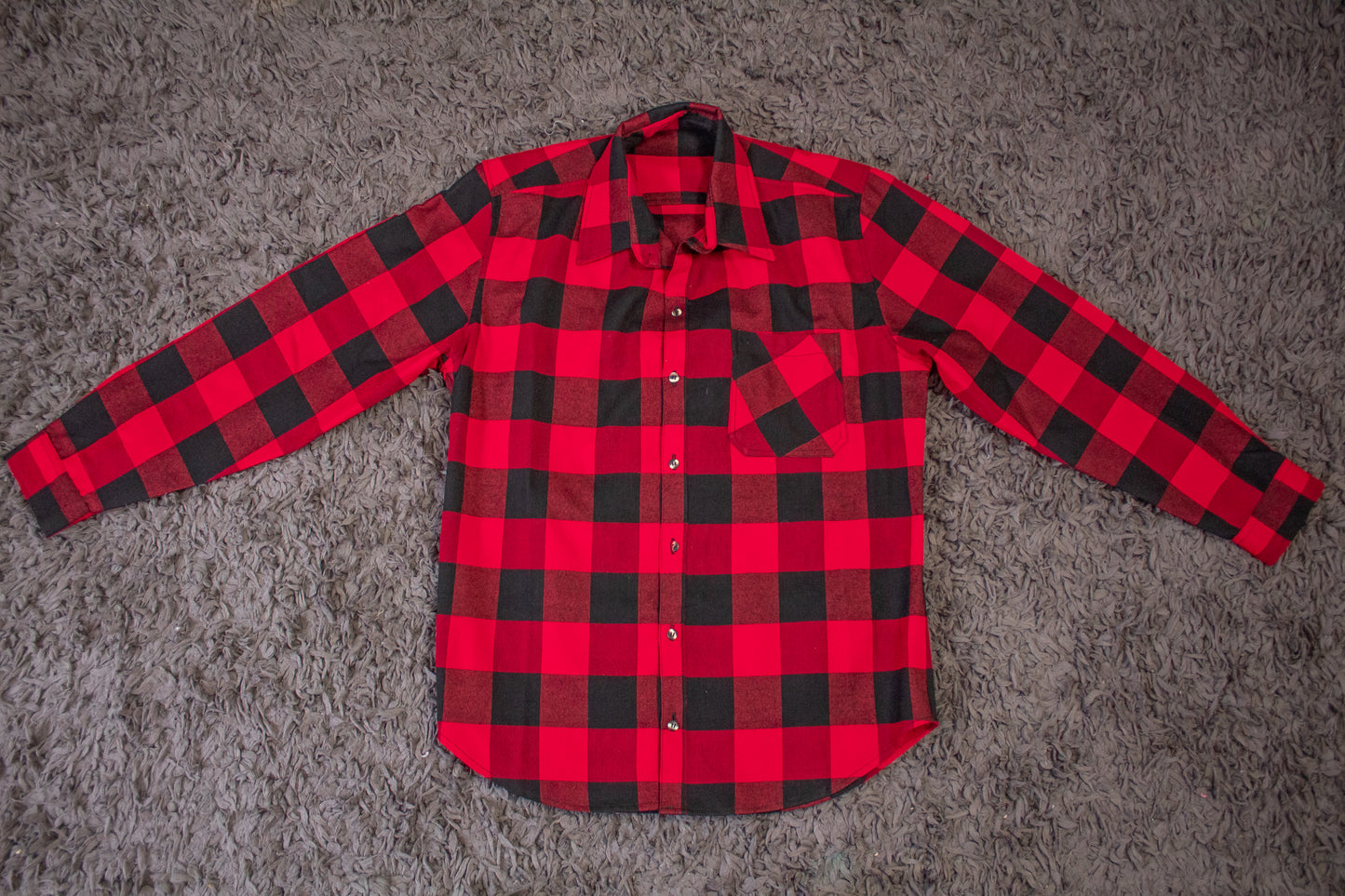 Camisa a Cuadros Acrílico / Poliéster 50% / 50%