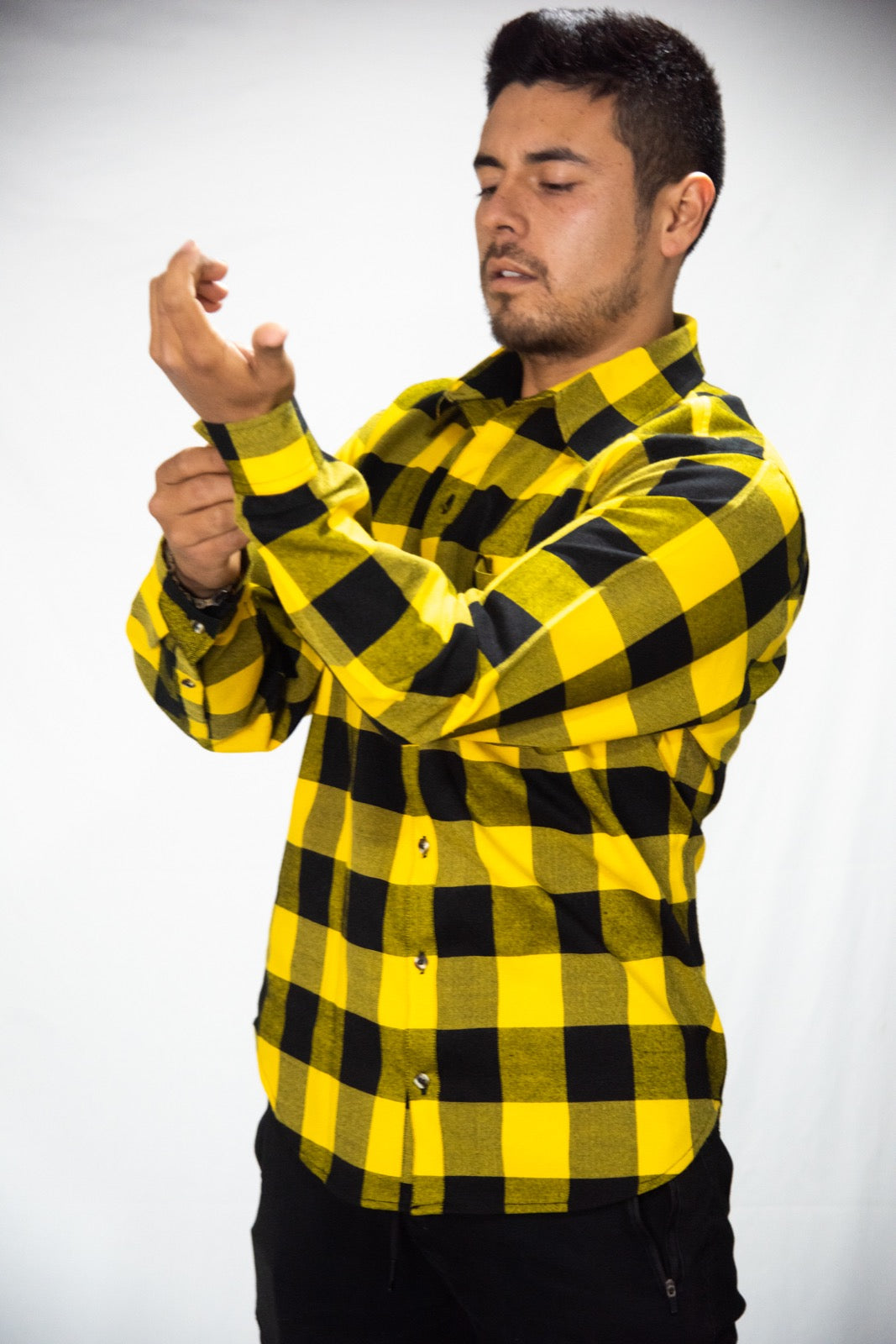 Camisa a Cuadros Acrílico / Poliéster 50% / 50%