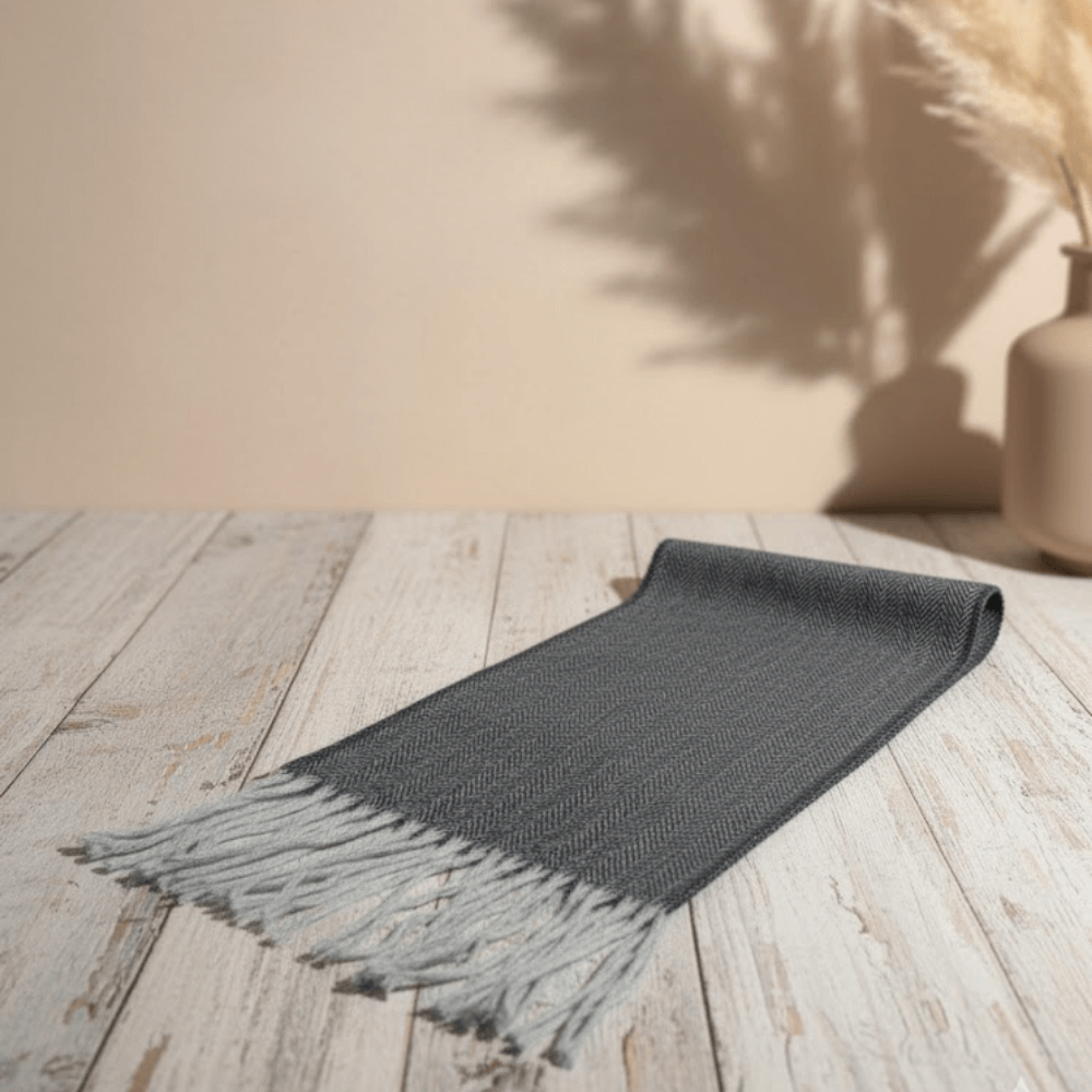 Bufanda Palmita 85% L 15% Acr. 2.10 x 0.28 m | Suave, Cálida y Elegante