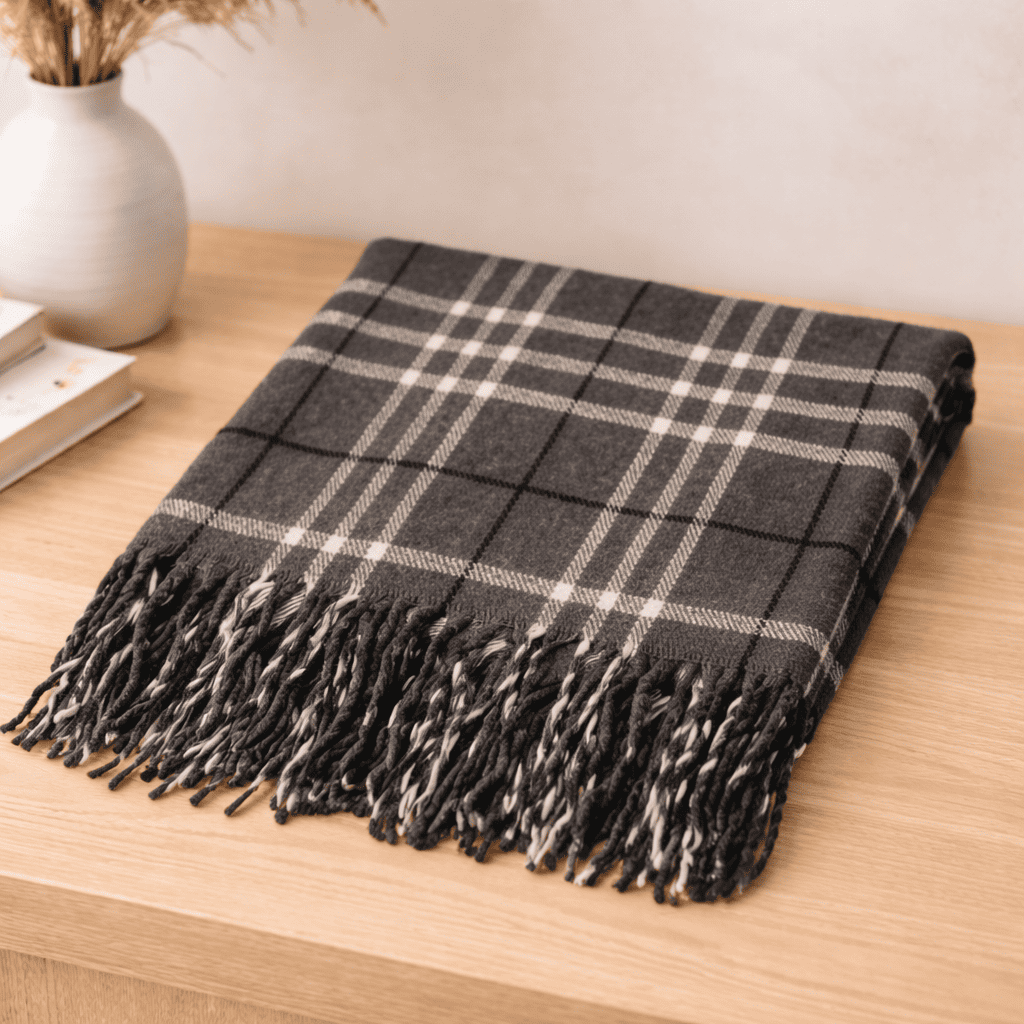 Frazada Home · 50% Lana · 1.60 x 1.90 mts — Calidez moderna para tu hogar