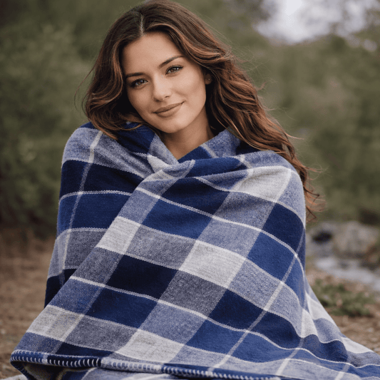 FRAZADA DE LANA GRECIA 1.60 X 2.00 MTS