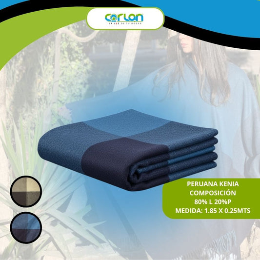 Peruana Kenia 1.40 x 1.60 m | Suavidad y Abrigo Ligero Premium