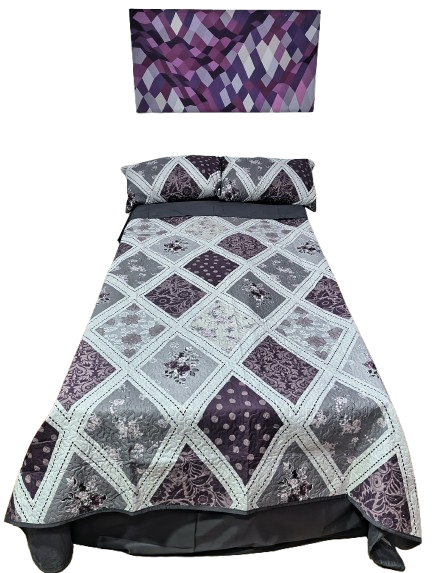 PAQUETE REALEZA PRIMAVERAL CON COLCHA, ALMOHADA Y SABANA.