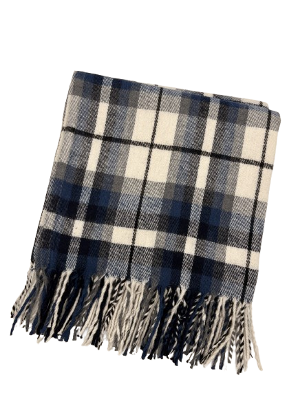 FRAZADA DE LANA SOFT BLUE 1.40 X 1.90 MTS