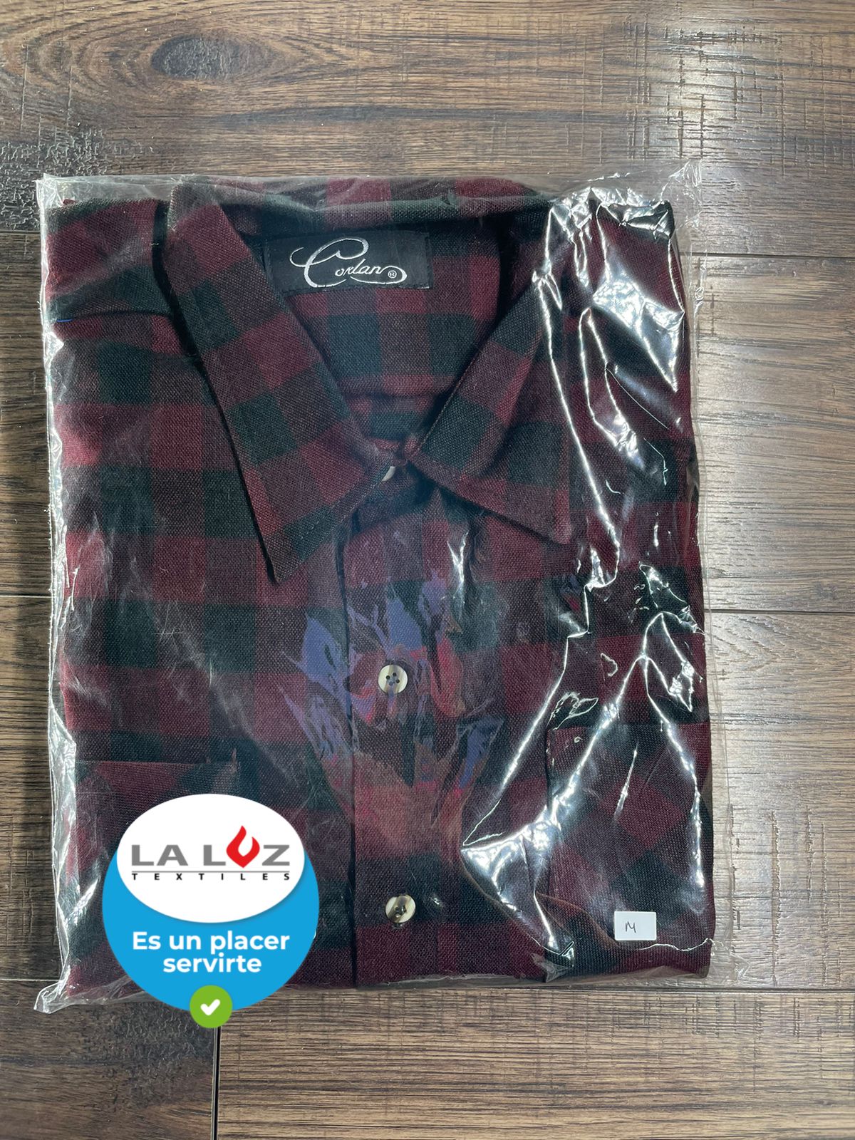 Camisa a Cuadros Acrílico / Poliéster 50% / 50%