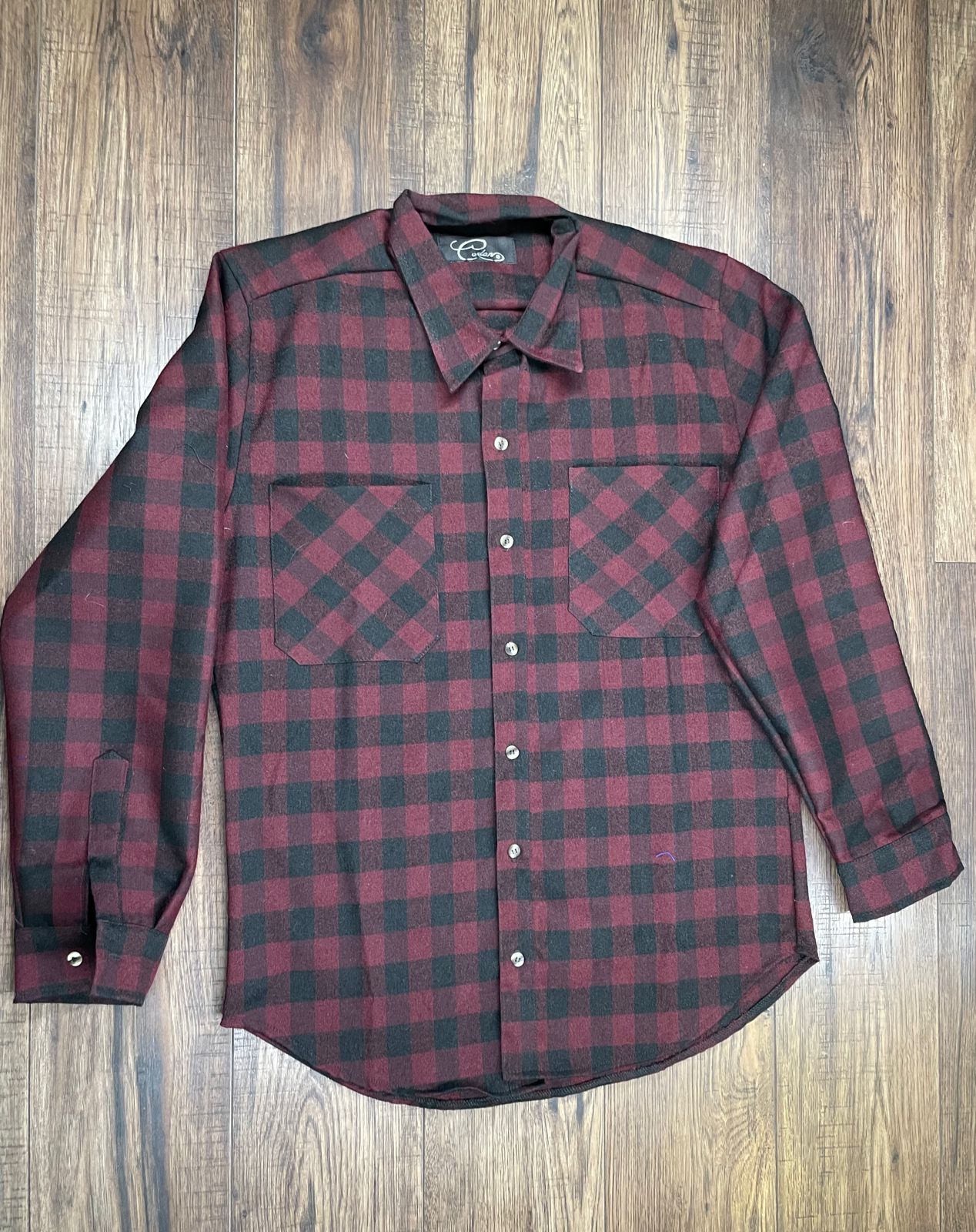 Camisa a Cuadros Acrílico / Poliéster 50% / 50%