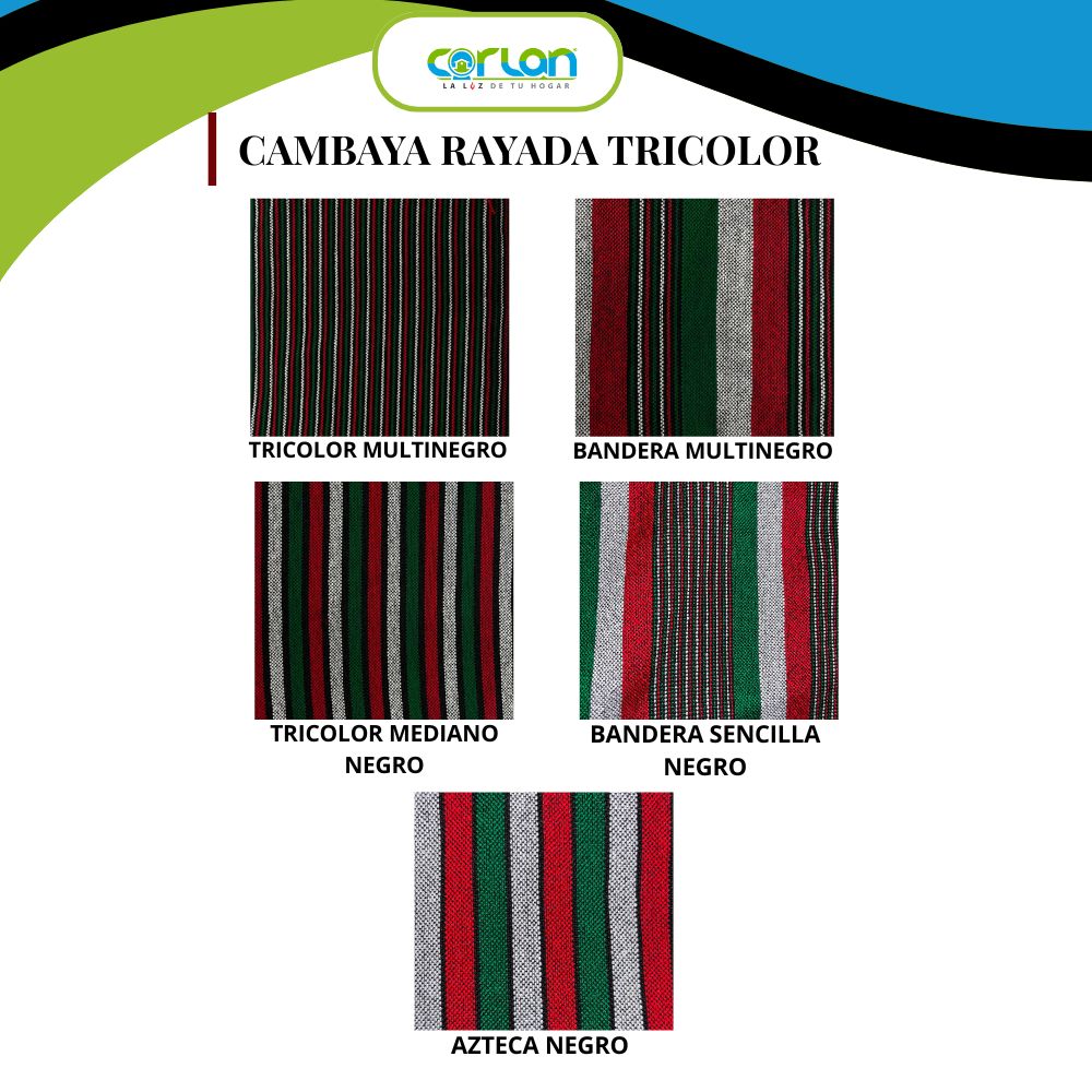 Tela Tipo Cambaya Bordada, Rayada y Tricolor | 100% Acrílico, Tradición y Color para tus Creaciones