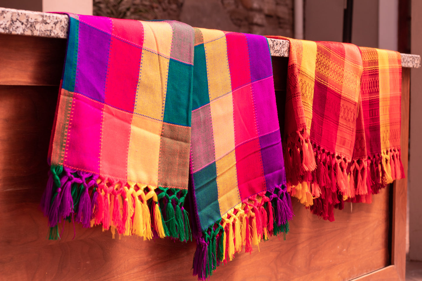 Mantel Artesanal liso 2.50 x 1.60 mts.