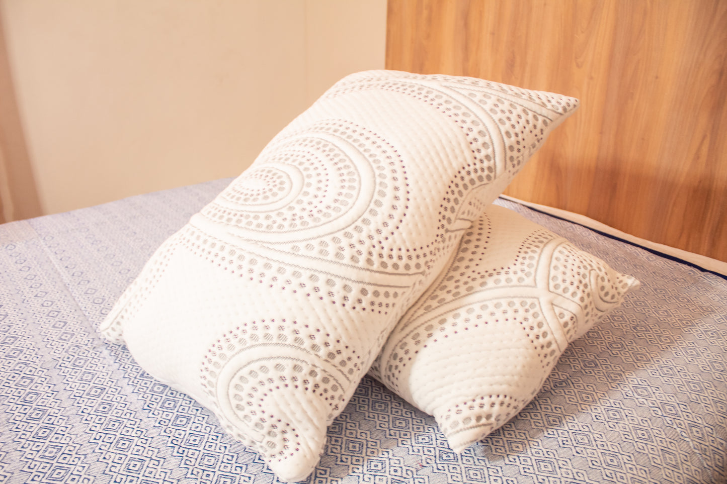 Par de Almohadas Hipoalergénicas, Antiácaros, Frescas y Cómodas con cierre STD 50 x 70 cm