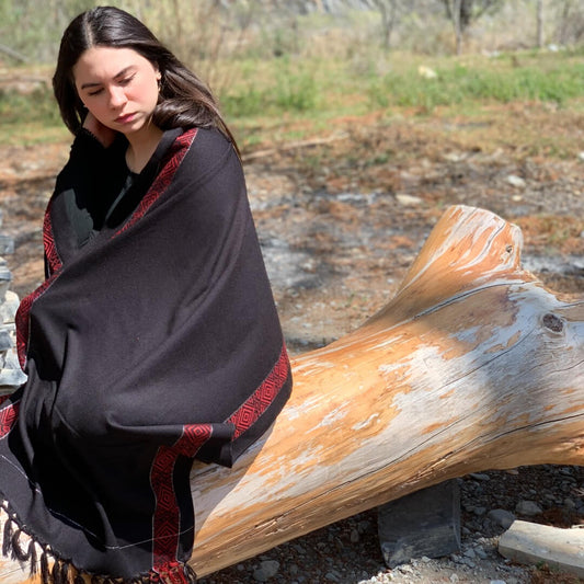 Rebozo Artesanal "Lurex Metálico" con calidad de Exportación 100% acrílico 2.00 x .68 mts