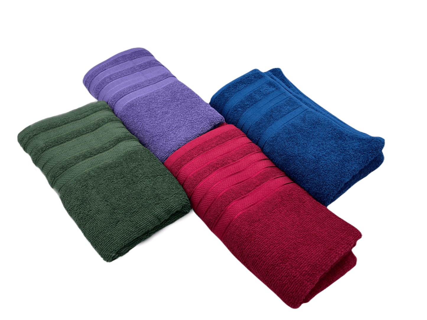 Toalla de algodón importado en medida "1/2 baño" es súper suave y absorbente, tamaño de .70 cm x 1.00 mts