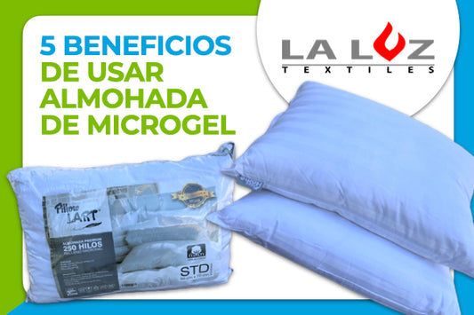 5 beneficios de usar almohada de microgel