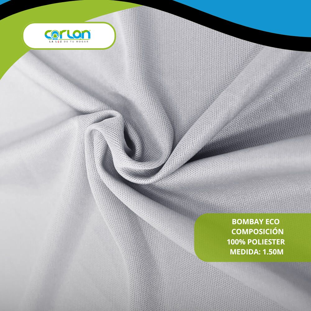 Tela Bombay Eco 1.50 m de Ancho | Suave, Resistente y Versátil para tus Proyectos