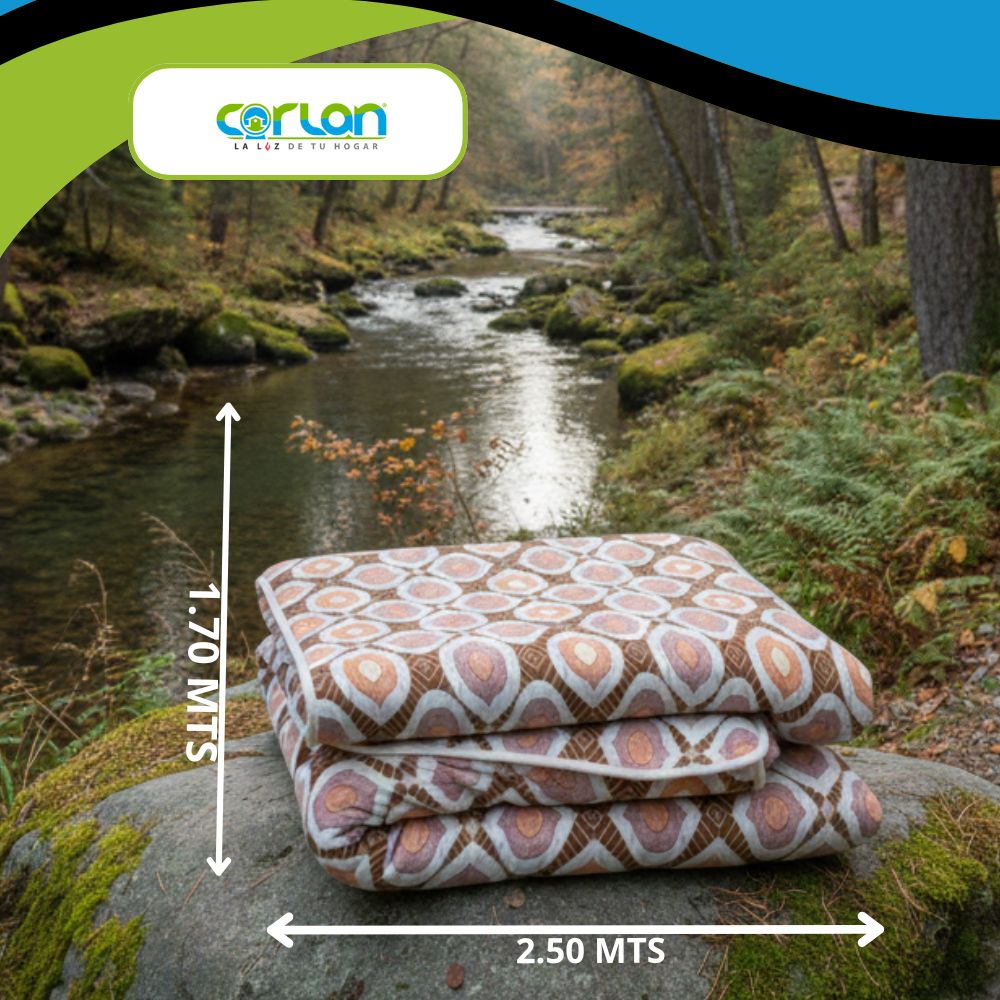Colcha Española Individual Doble Vista | Ligera y Fresca(1.70 x 2.50 m)