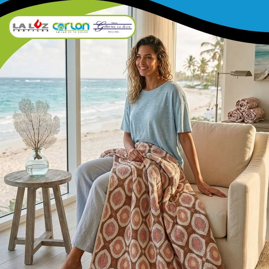 Colcha Española Matrimonial Doble Vista Ligera | Fresca, Suave y Transpirable (2.10 x 2.50 m)