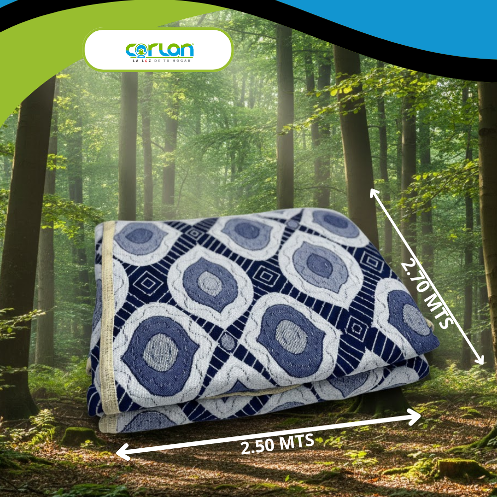 Colcha Española King Size Doble Vista | Fresca, Ligera y Transpirable 2.70 x 2.50 m
