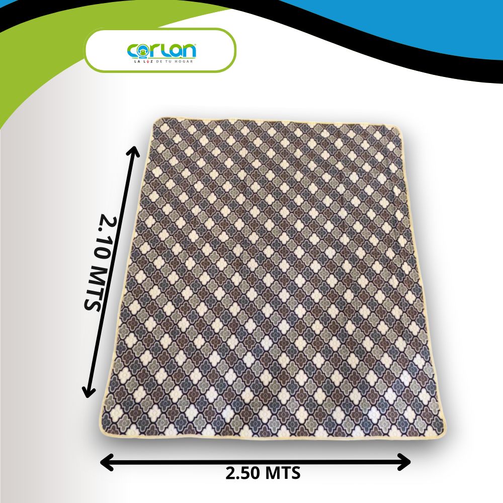 Colcha Española Matrimonial Doble Vista |Ligera | 2.10 X 2.50 Mts