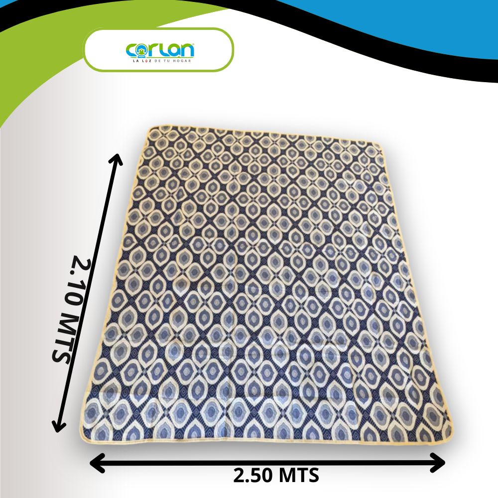 Colcha Española Matrimonial Doble Vista |Ligera | 2.10 X 2.50 Mts