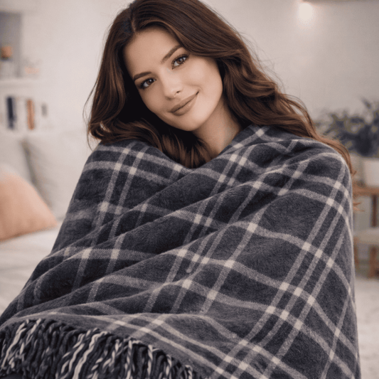 Frazada Home · 50% Lana · 1.60 x 1.90 mts — Calidez moderna para tu hogar