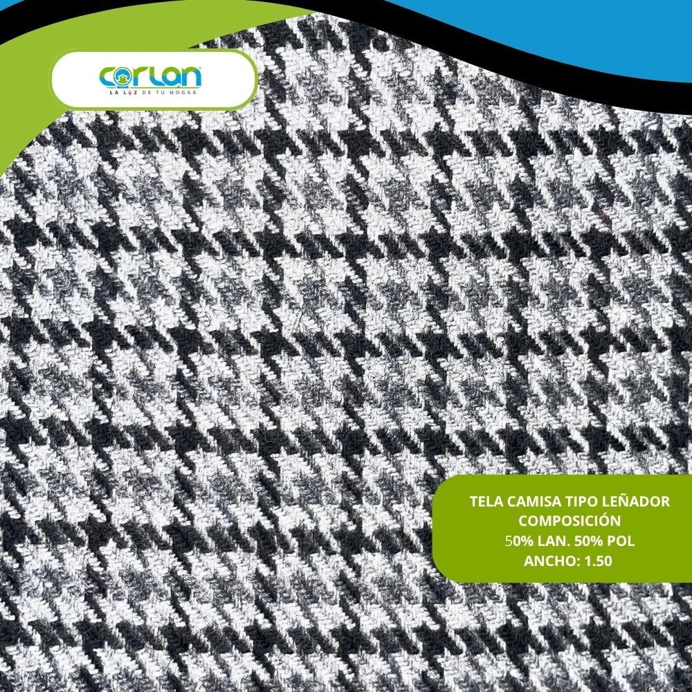 Tela Camisa Tipo Leñador 1.50 m de Ancho | Cálida, Suave y Resistente