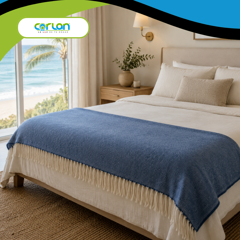 Frazada Margaret 1.40 x 1.90 m | Extra Cálida, Suave y Elaborada con 80% Lana