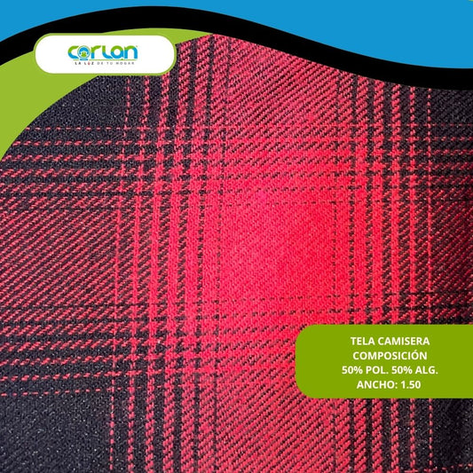 Tela Camisera 1.50 m de Ancho | Suave, Resistente y Versátil