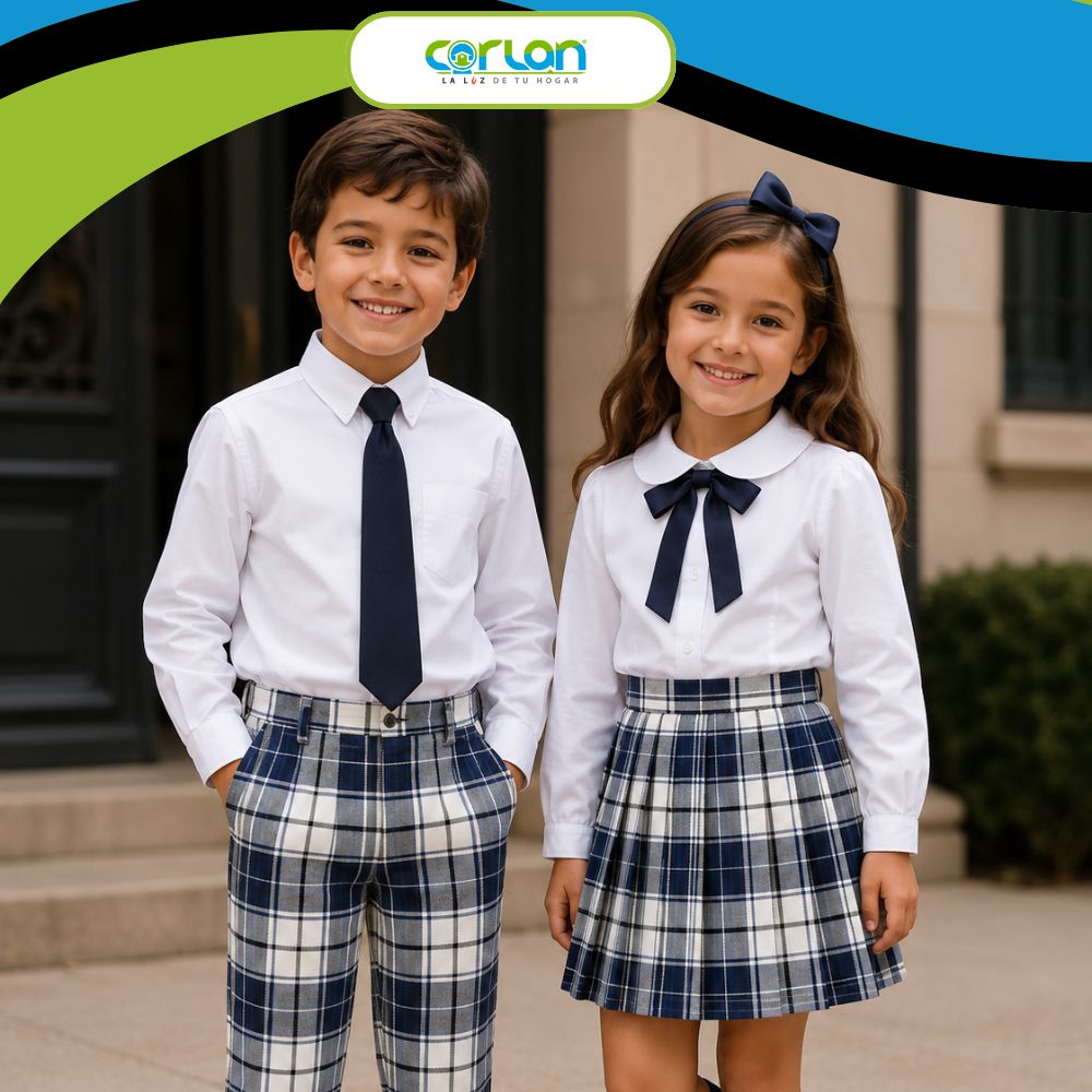 Tela Escolar Para Confección de Uniformes