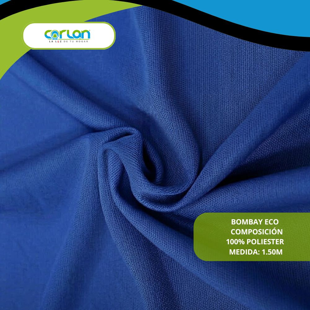Tela Bombay Eco 1.50 m de Ancho | Suave, Resistente y Versátil para tus Proyectos