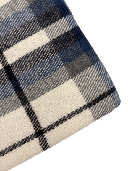 FRAZADA DE LANA SOFT BLUE 1.40 X 1.90 MTS