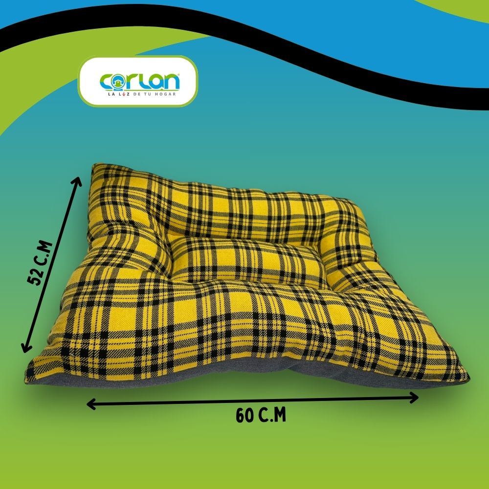 Cama para Mascota | Acolchonada| 52 x 60 C.M