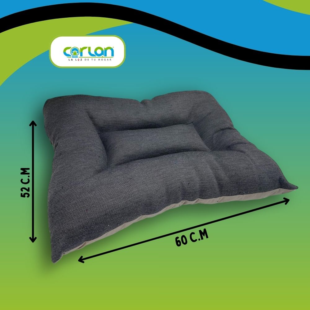 Cama para Mascota | Acolchonada| 52 x 60 C.M