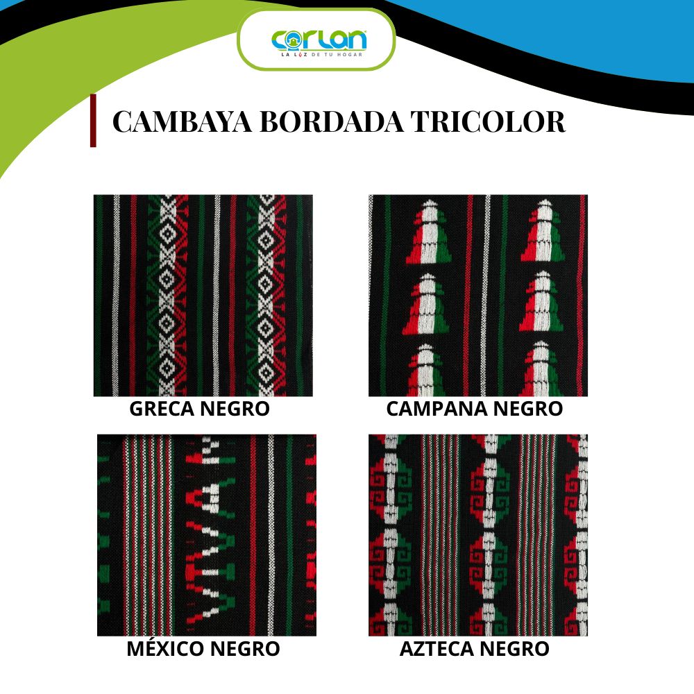 Tela Tipo Cambaya Bordada, Rayada y Tricolor | 100% Acrílico, Tradición y Color para tus Creaciones