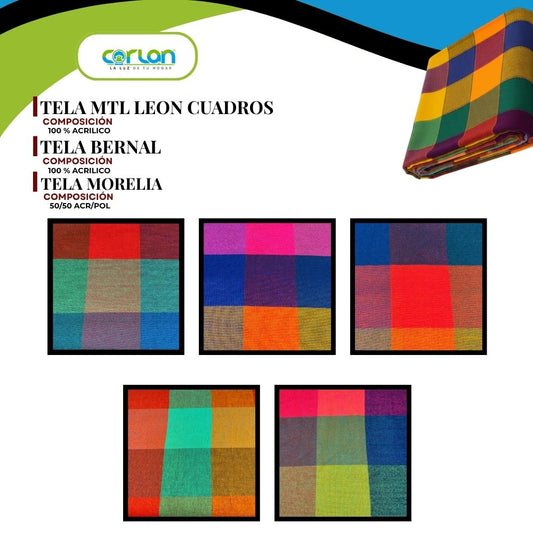 Telas Tradicionales de Cuadros | León, Bernal y Morelia | Colores Vibrantes y Estilo Mexicano Auténtico