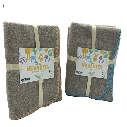Cobertor Para bebé (cunero 1.05 x 1.40 mts / baby 1.05 x .80 mts)