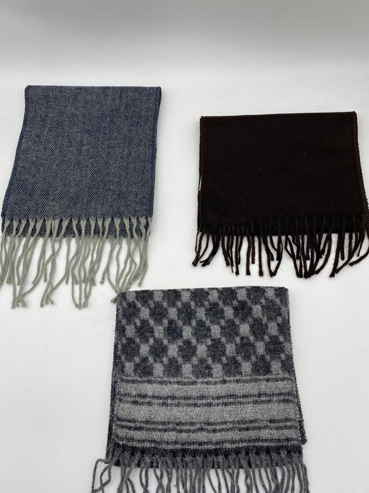 Bufandas de Lana Virgen medidas 1.80 x 25 cm